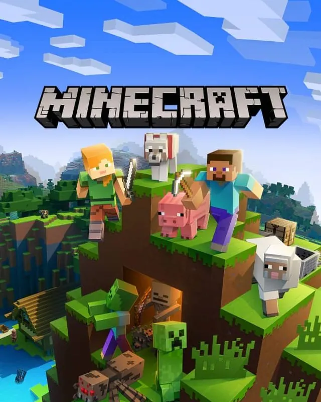 我的世界 Minecraft 游戏封面海报