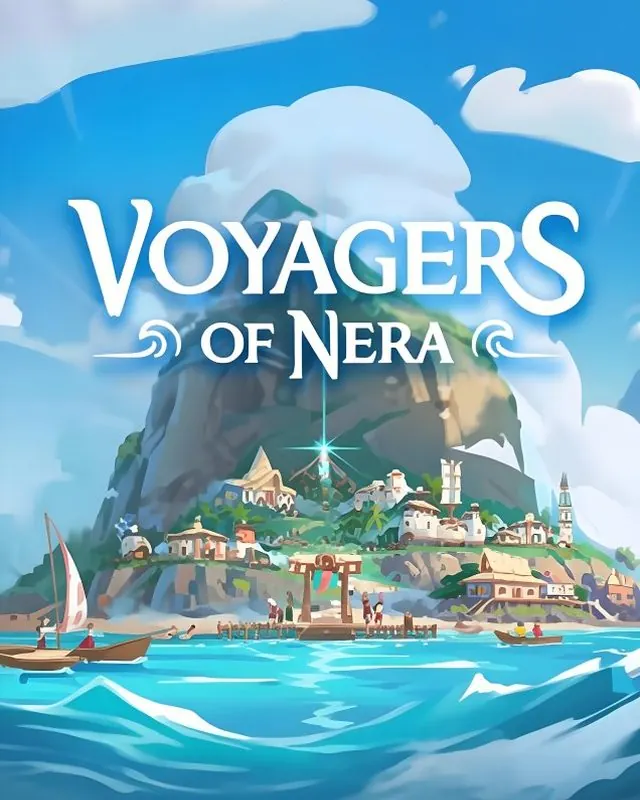 尼拉航海者 Voyagers of Nera 官方风格游戏宣传封面，素材来自用户提供的参考网页存档